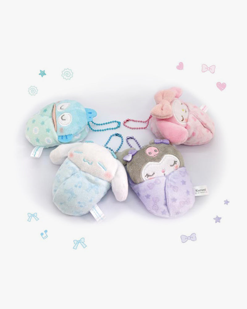 Sanrio Cinnamoroll Swaddling Mascot Keychain