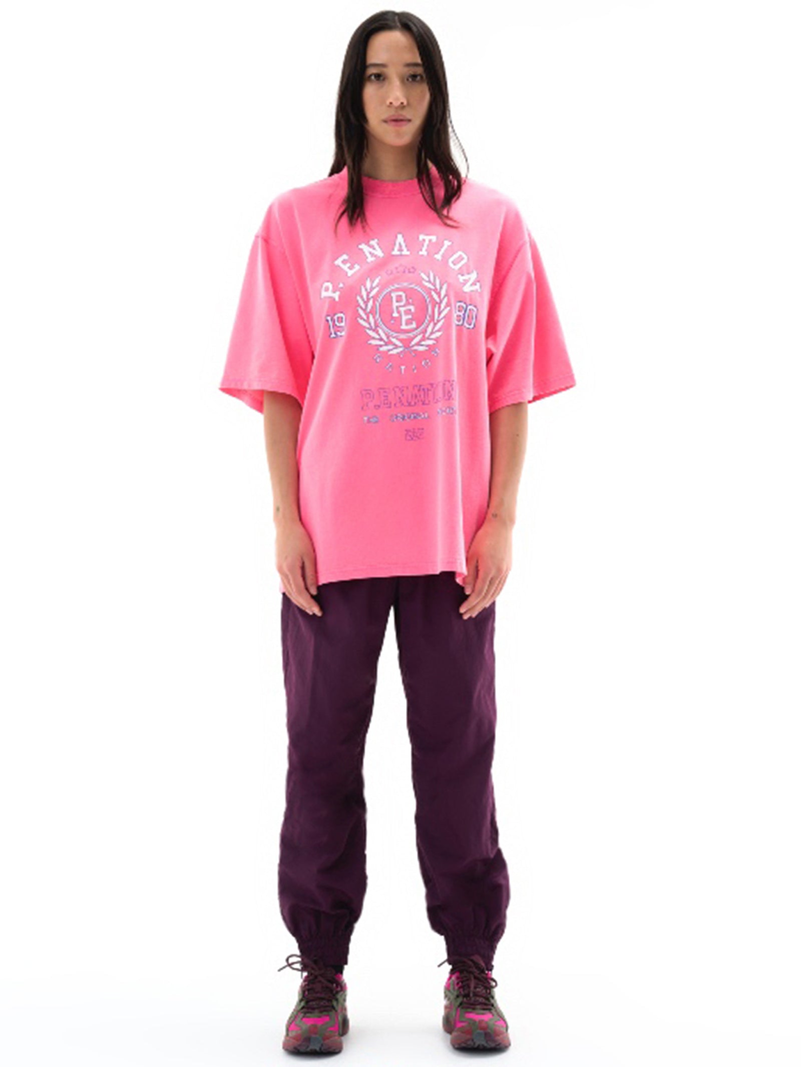 Overland T-Shirt in Bright Pink