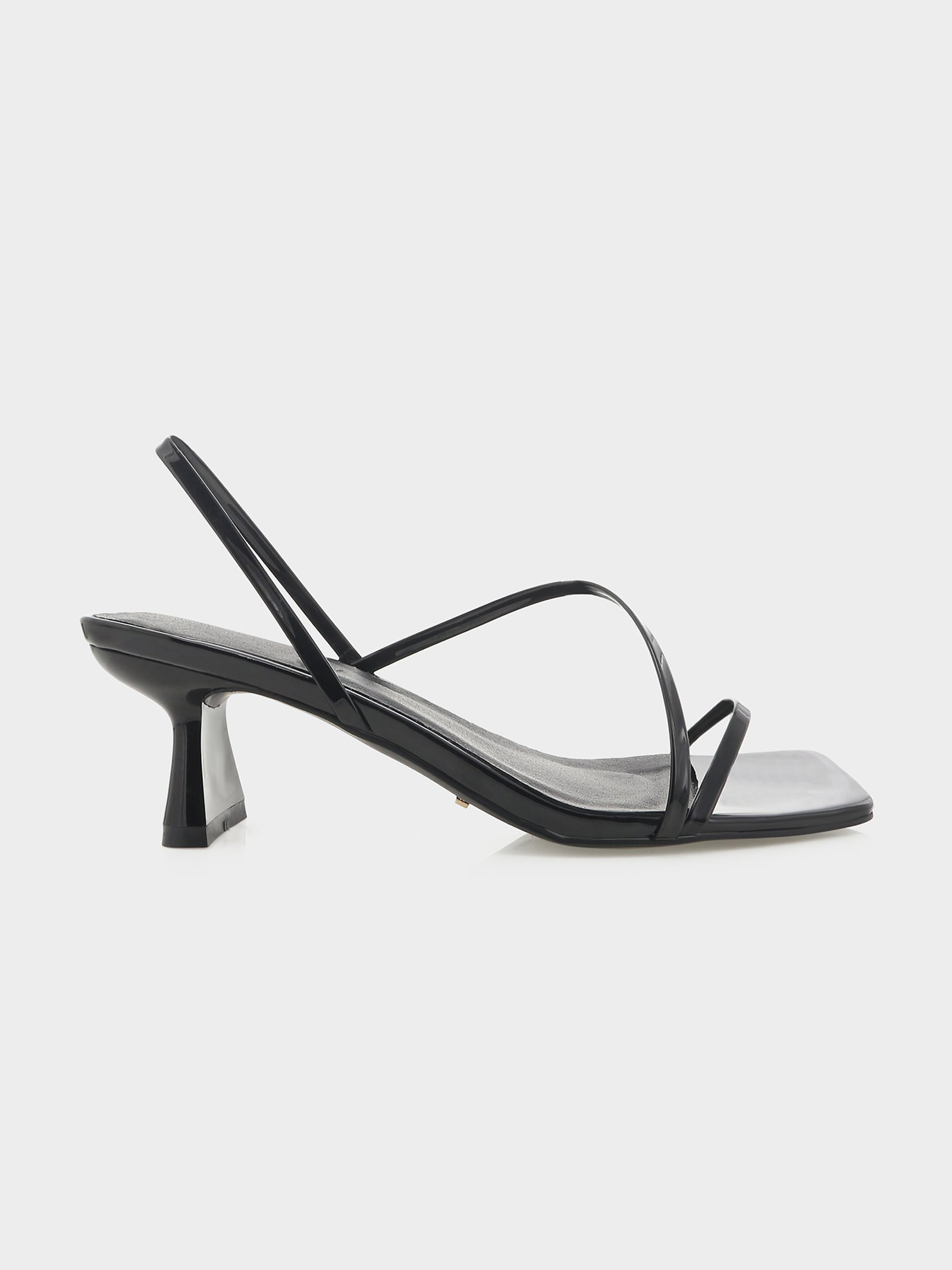 Womens Valina Heels in Black Patent