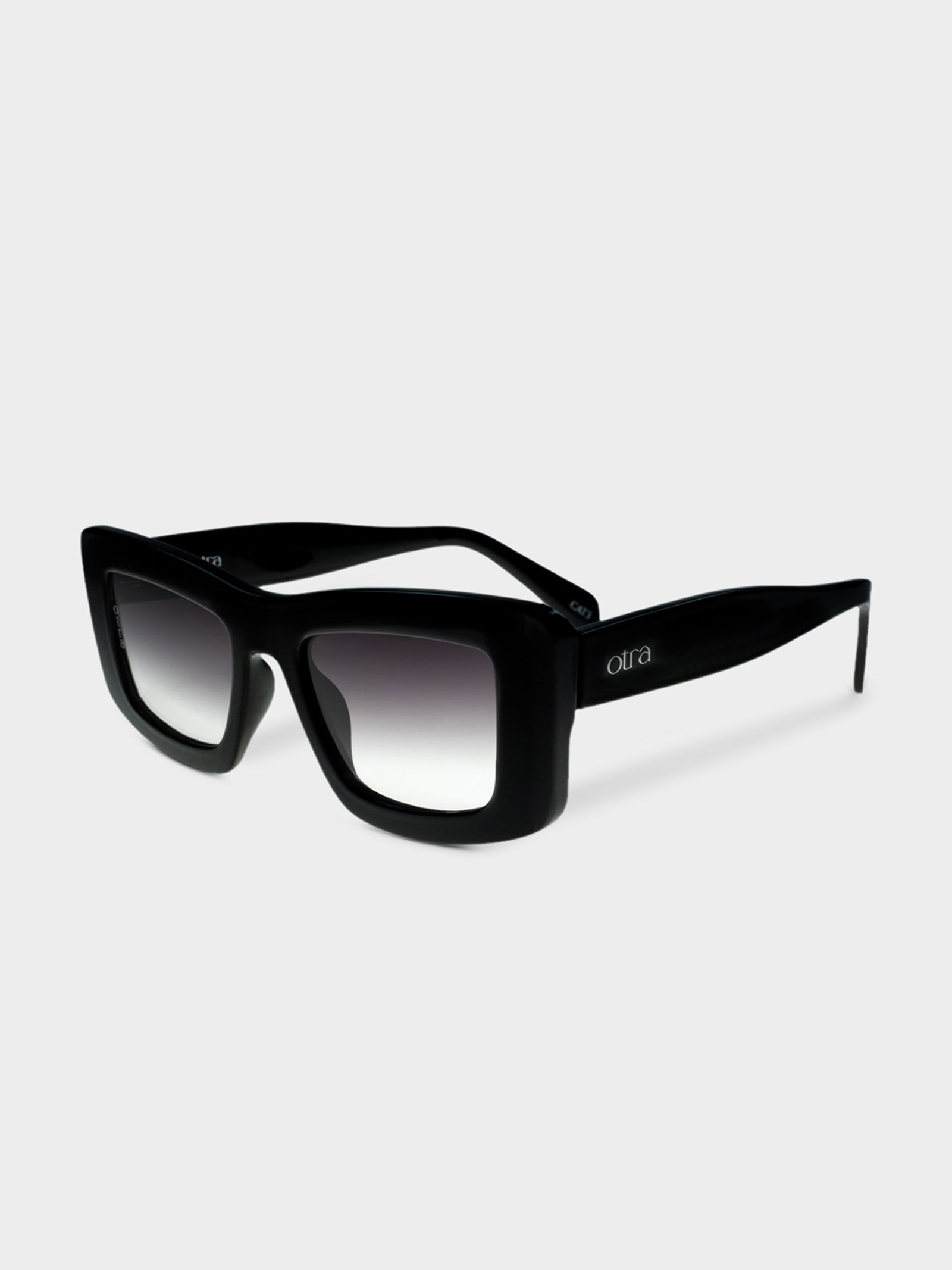 Marsha Sunglasses in Black & Smoke Fade