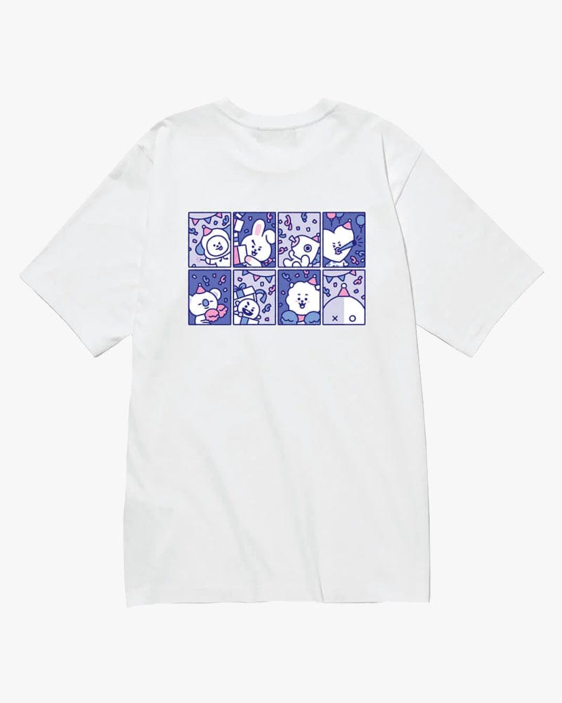 BT21 5th Anniversary T-shirt - White