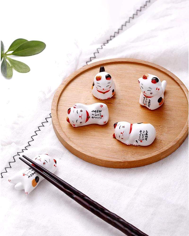 Lucky Cat Chopstick Holder