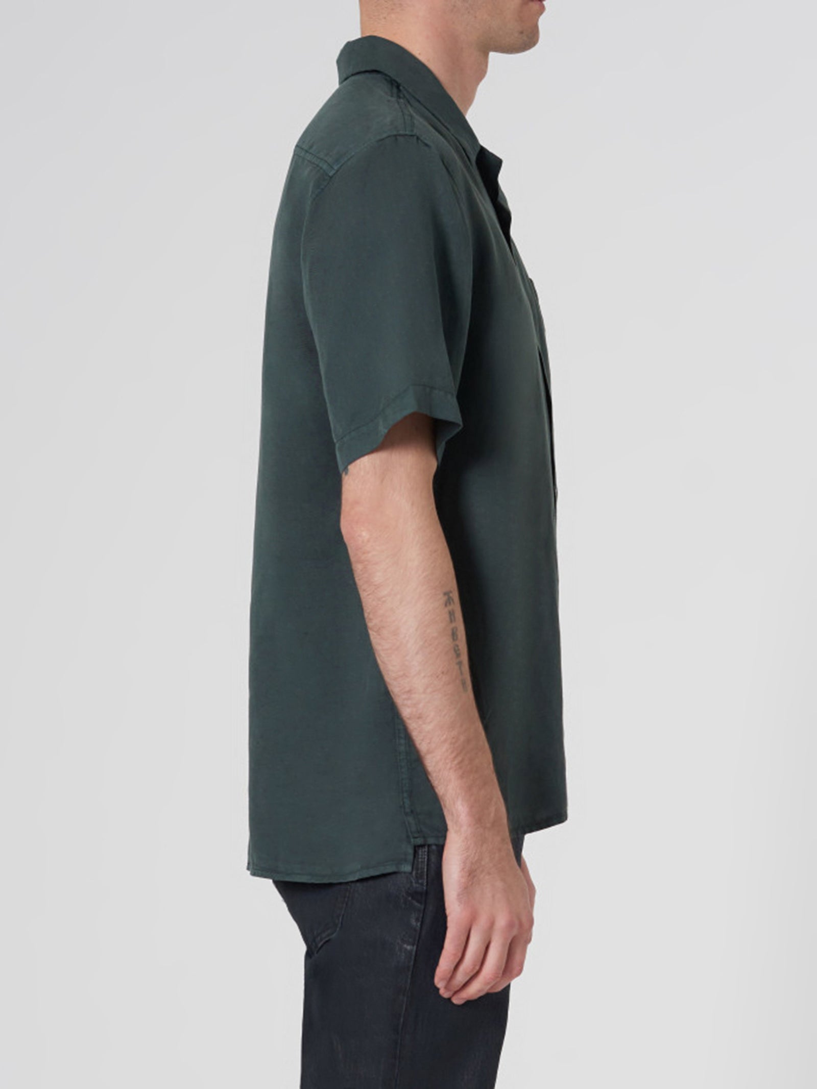 Curtis Short Sleeve Shirt in Spruce Green