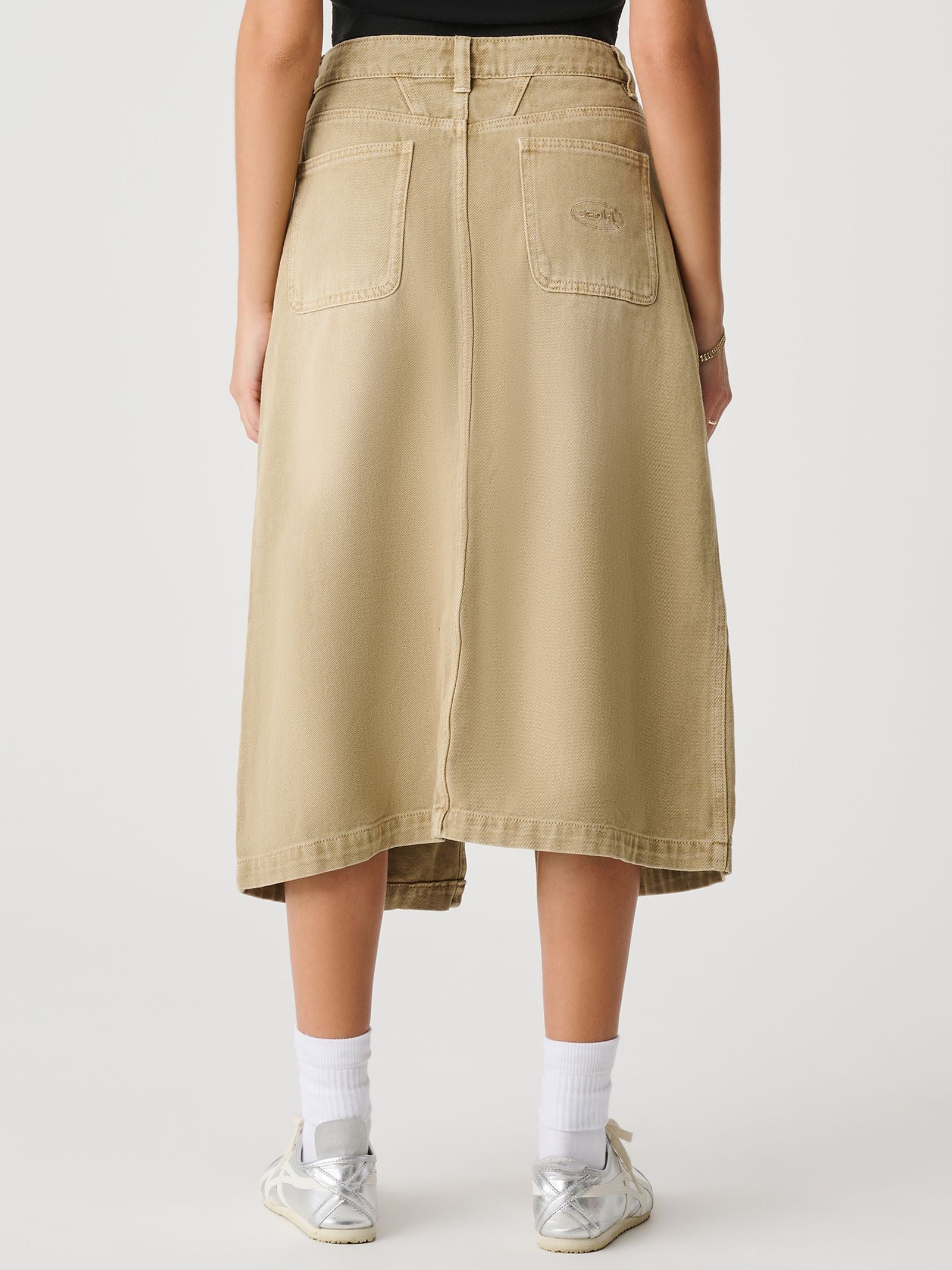 Gordon Midi Skirt - Taupe