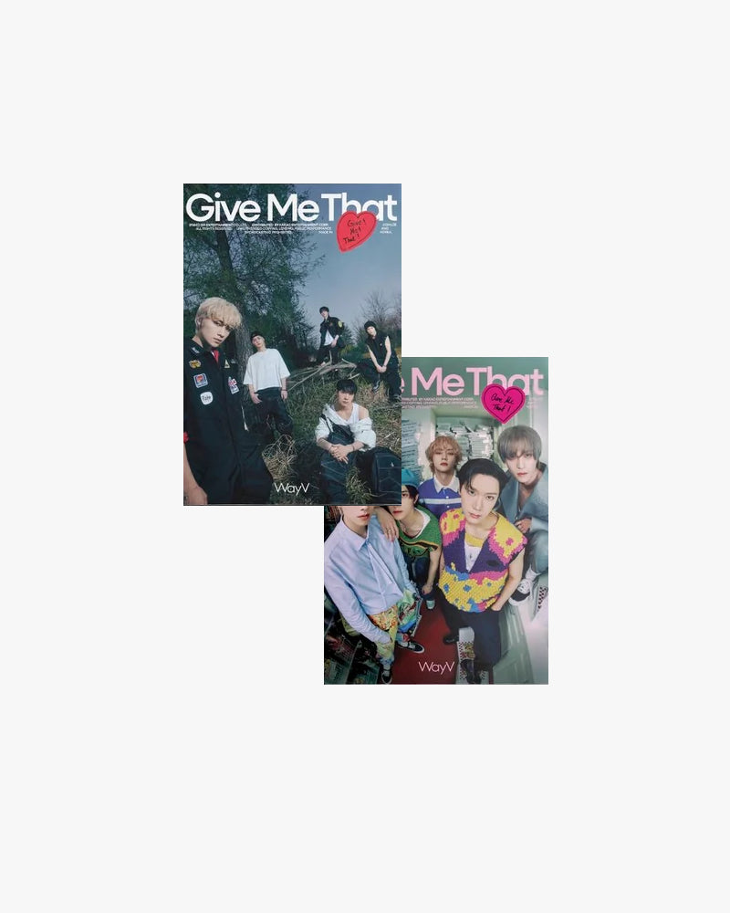 WayV - 5TH MINI ALBUM [Give Me That] (Photobook Ver.) (2 Versions)