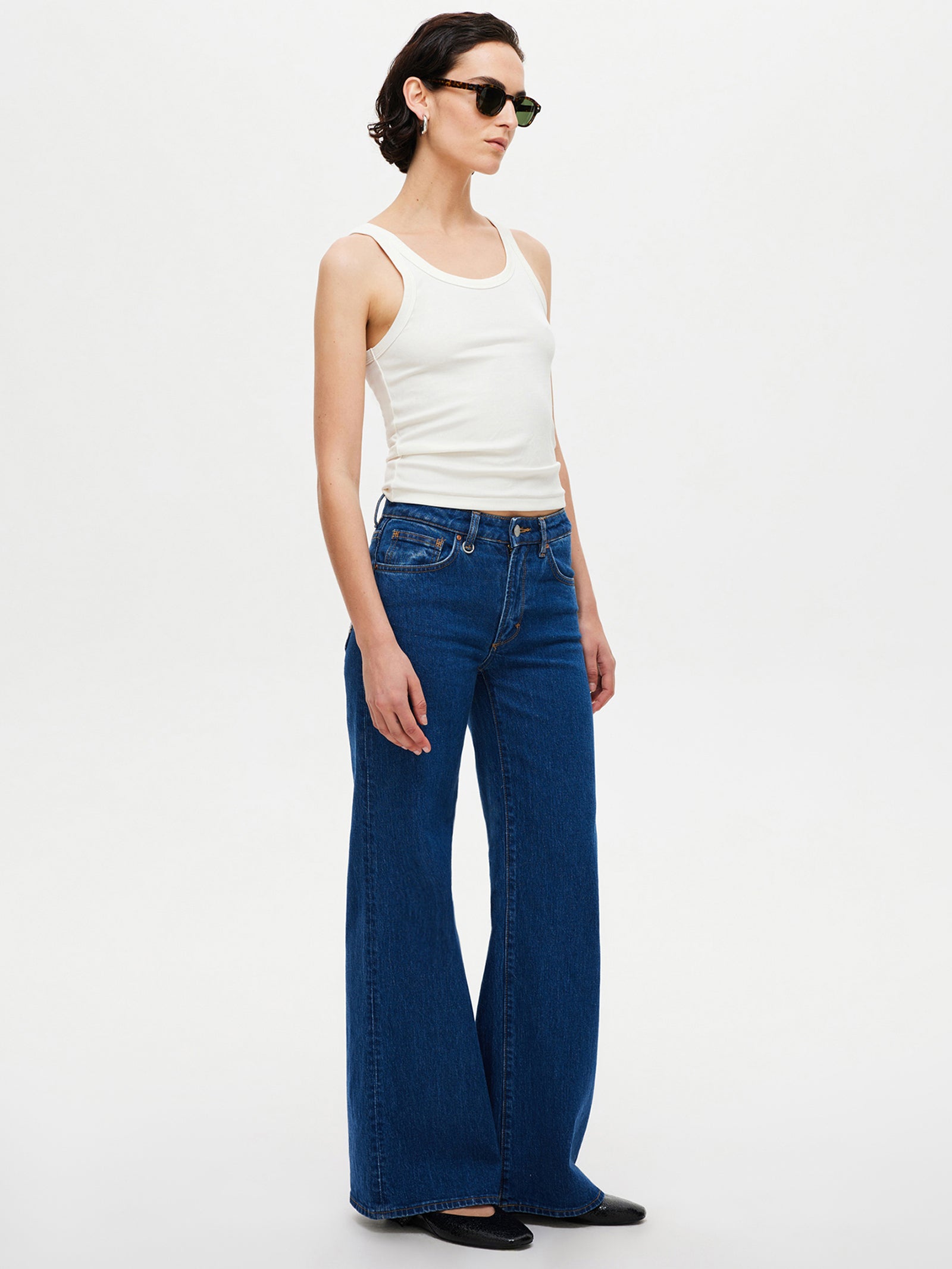 Eva Wide-Leg Jeans Royal