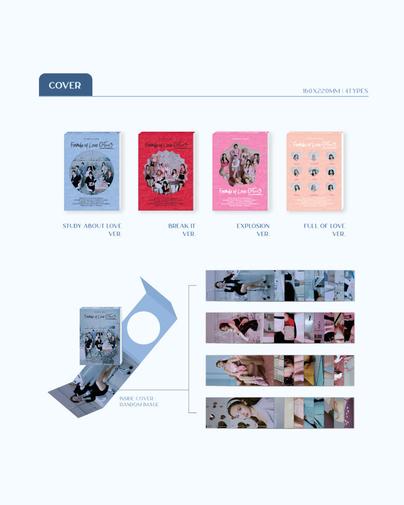 TWICE - 3rd Album [FORMULA OF LOVE: O T=<3] (4 VERSIONS)