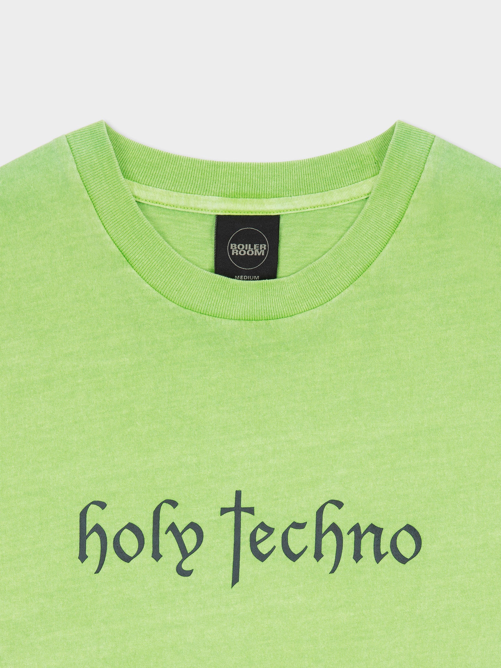 Holy Techno T-Shirt - Lime Green