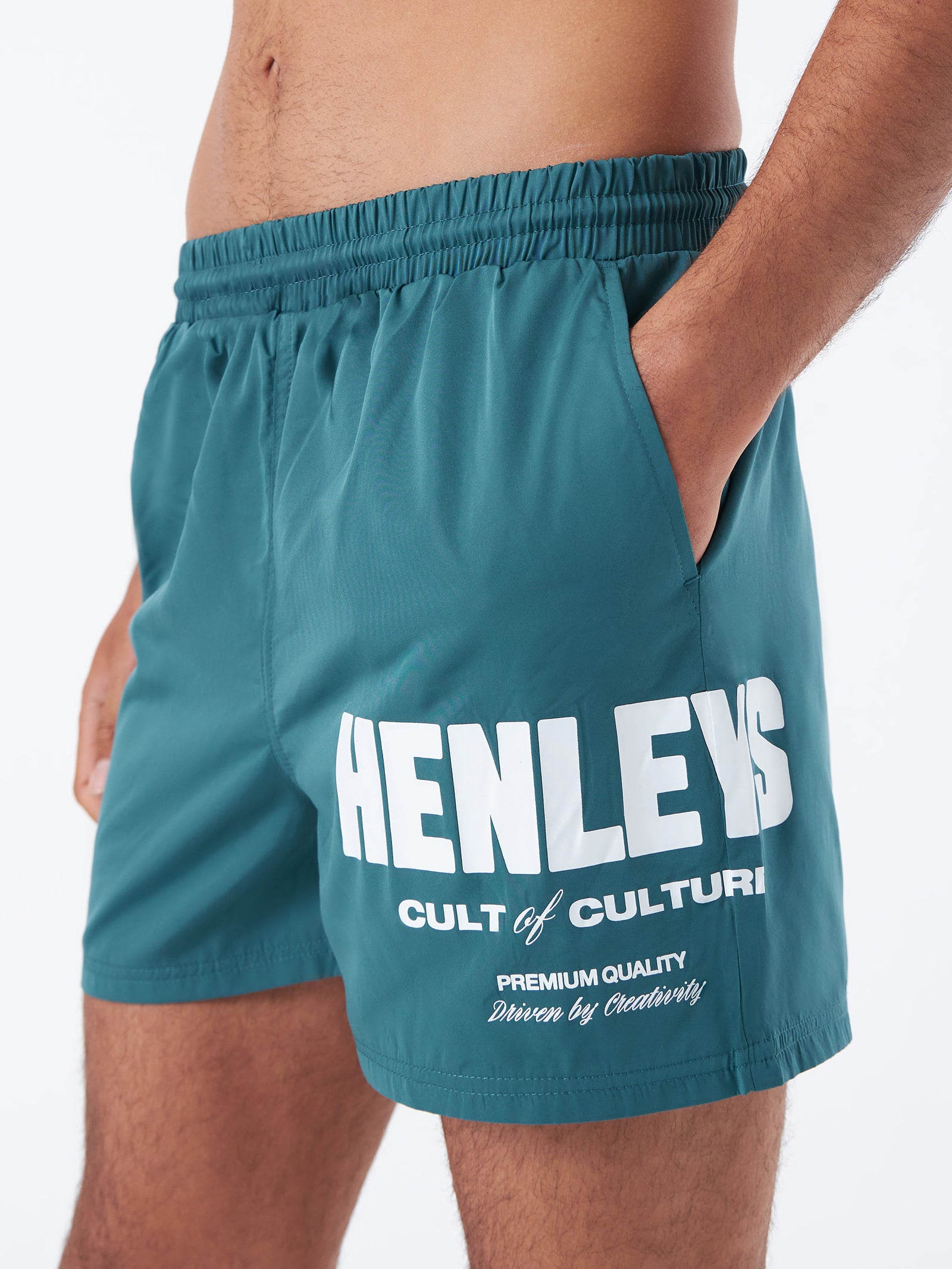 World Swim Short -In=Sycamore Green