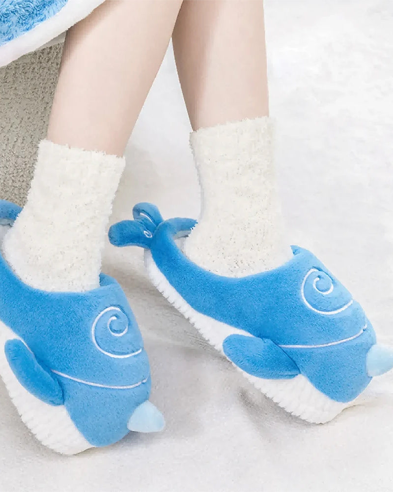 Genshin Impact Tartaglia's Whale Monoceros Caeli Slippers