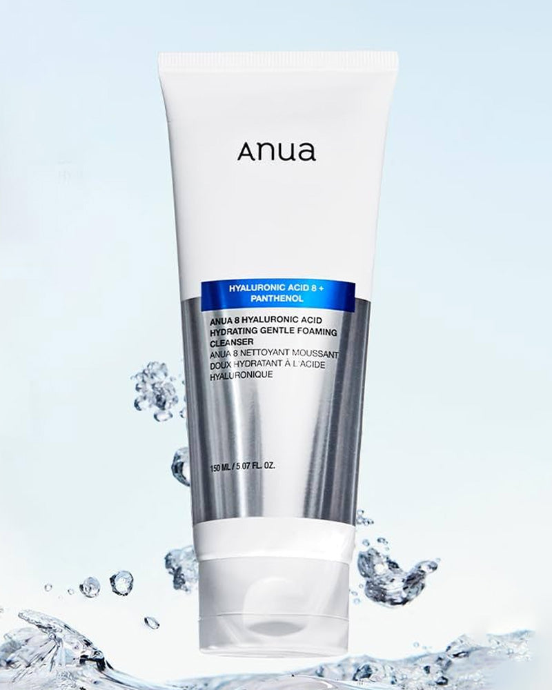 Anua 8 Hyaluronic Acid Hydrating Gentle Foaming Cleanser