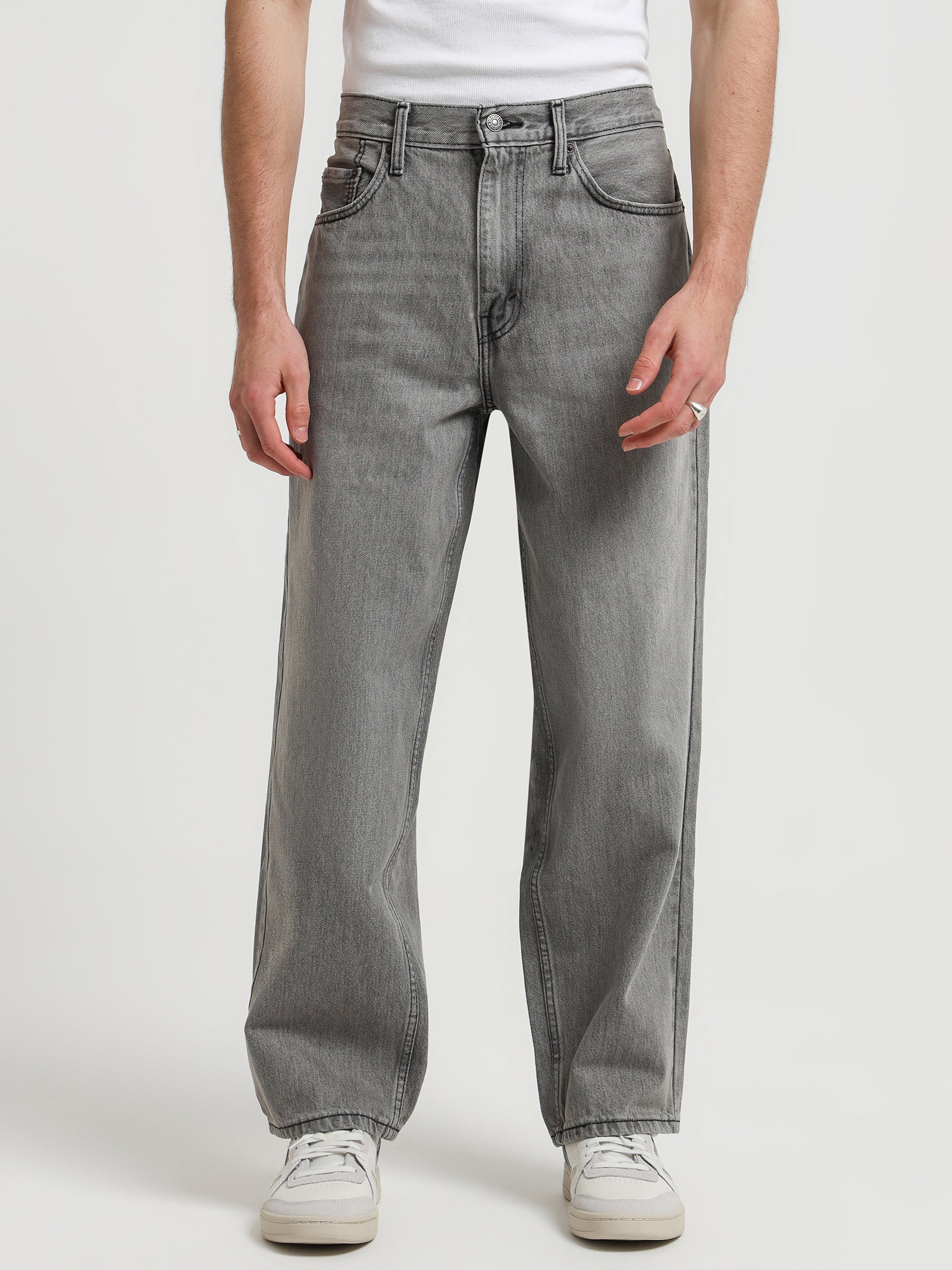 578 Baggy Jeans in Silver Silvertab