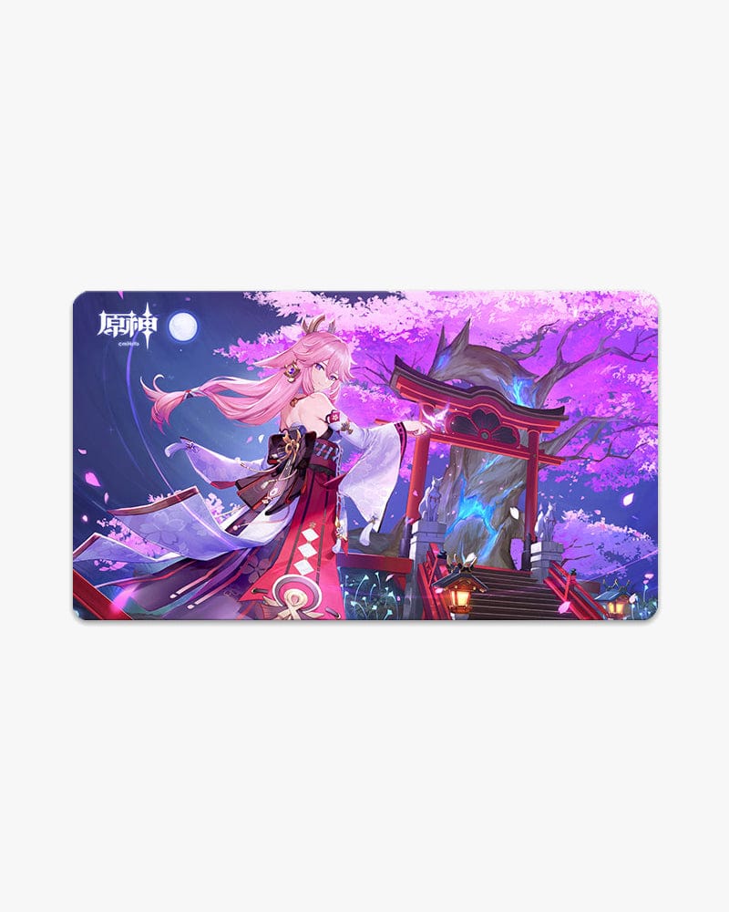 Genshin Impact Desk Mat - Floating World Under the Moonlight