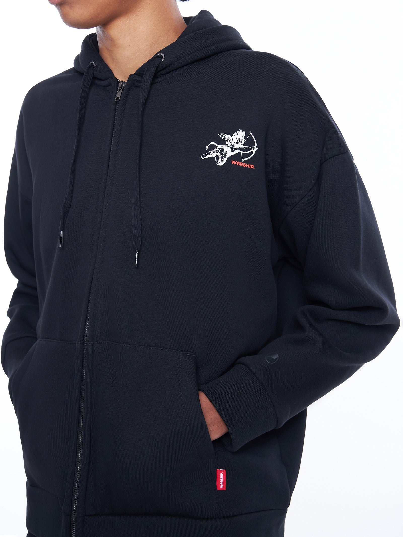 Cherub Zip Front Hood