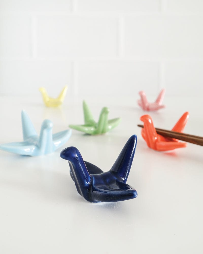 Origami Crane Chopstick Holder