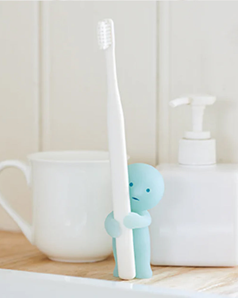 Smiski Toothbrush Stand: Holding