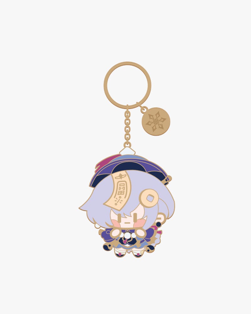 Genshin Impact Chibi Character Metal Keychain