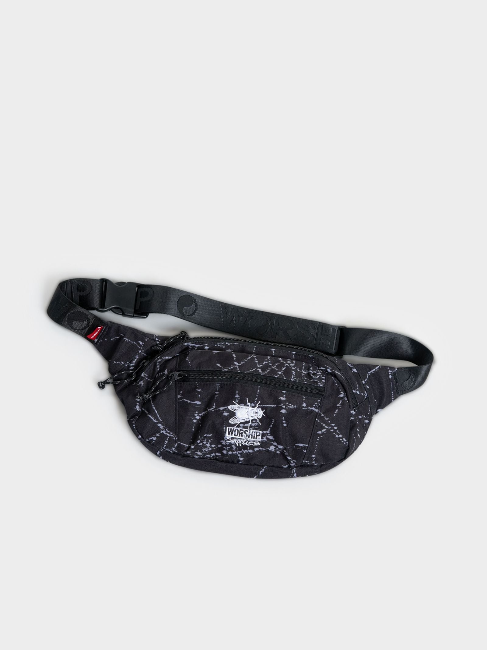 Time Flys Hip Bag - Black/White