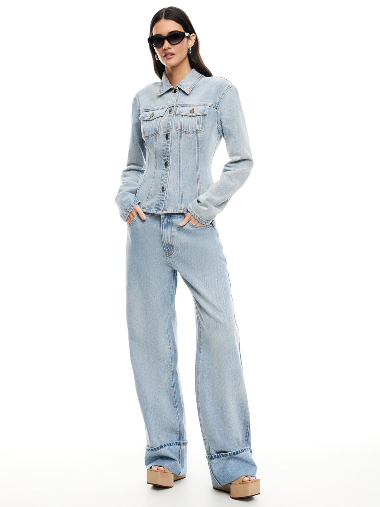 Top Model Cuffed Jeans