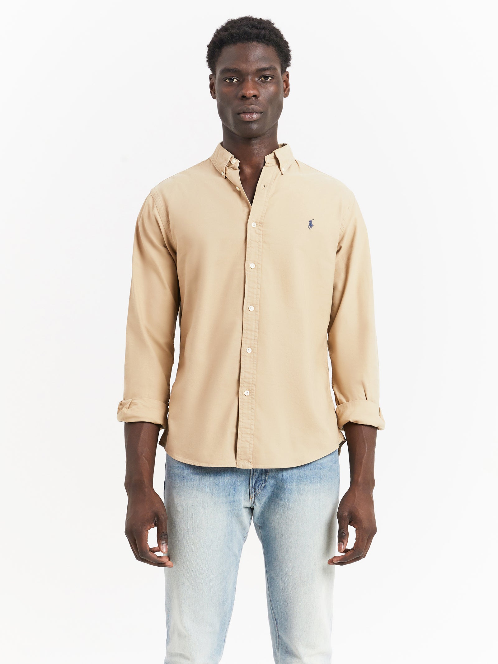 40/1 GD Oxford Shirt in Surrey Tan