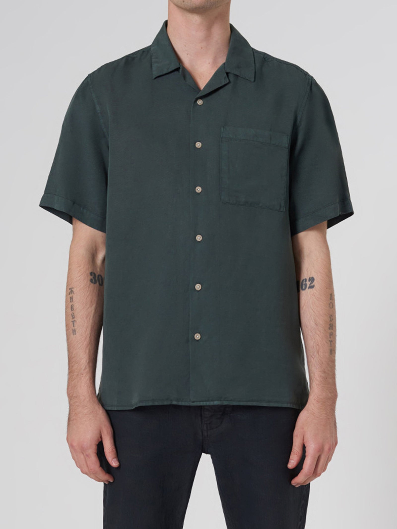 Curtis Short Sleeve Shirt in Spruce Green