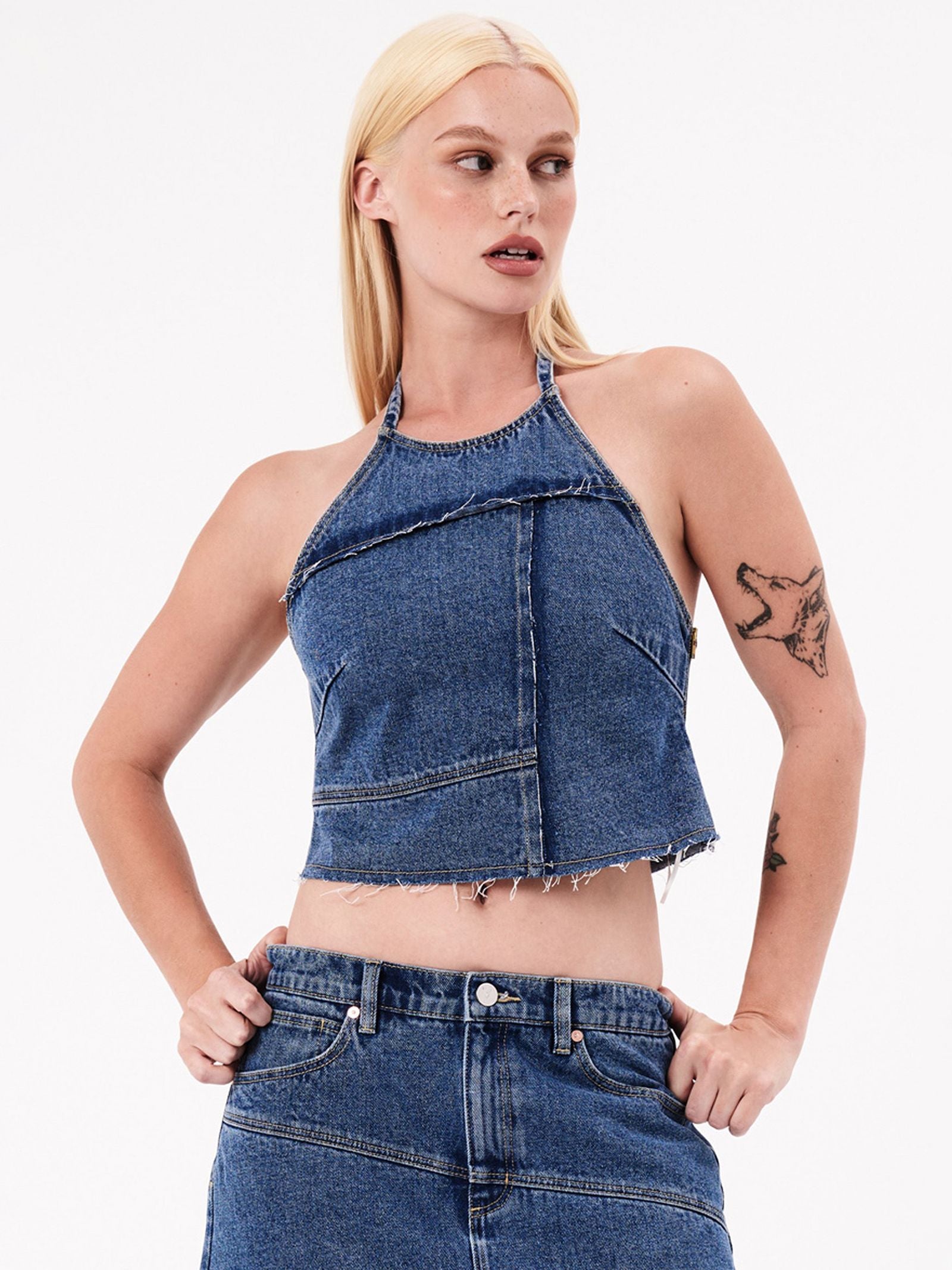 Patch Halter Top