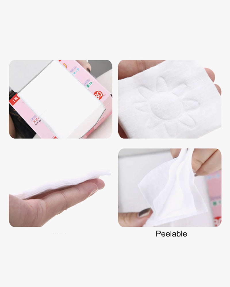 Cotton Labo Selena 5 Layers Cotton Pad (80 Pads)