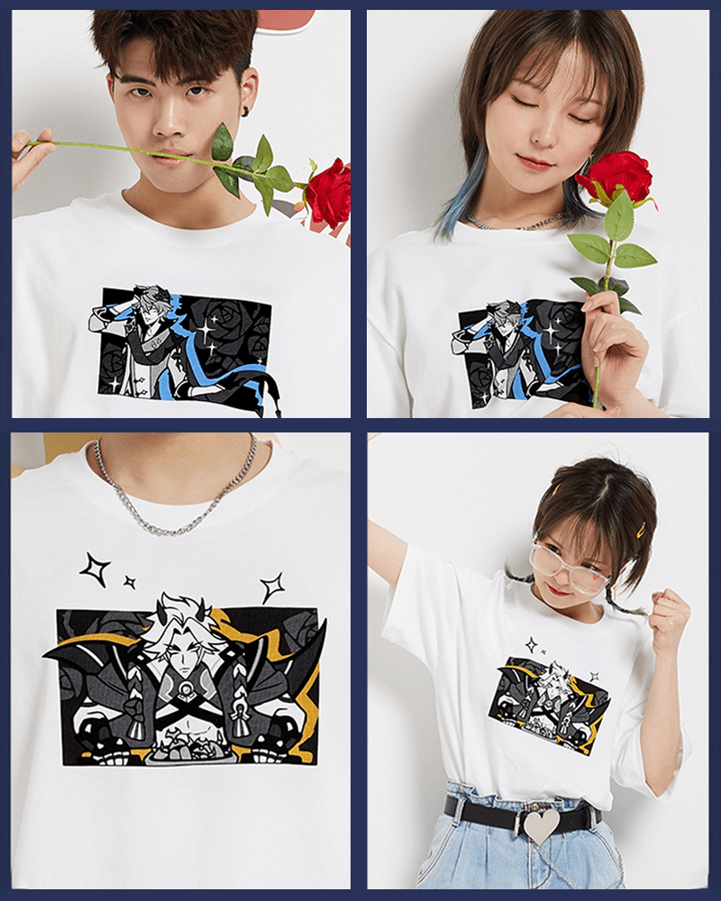 Genshin Impact Handsome Series T-shirt