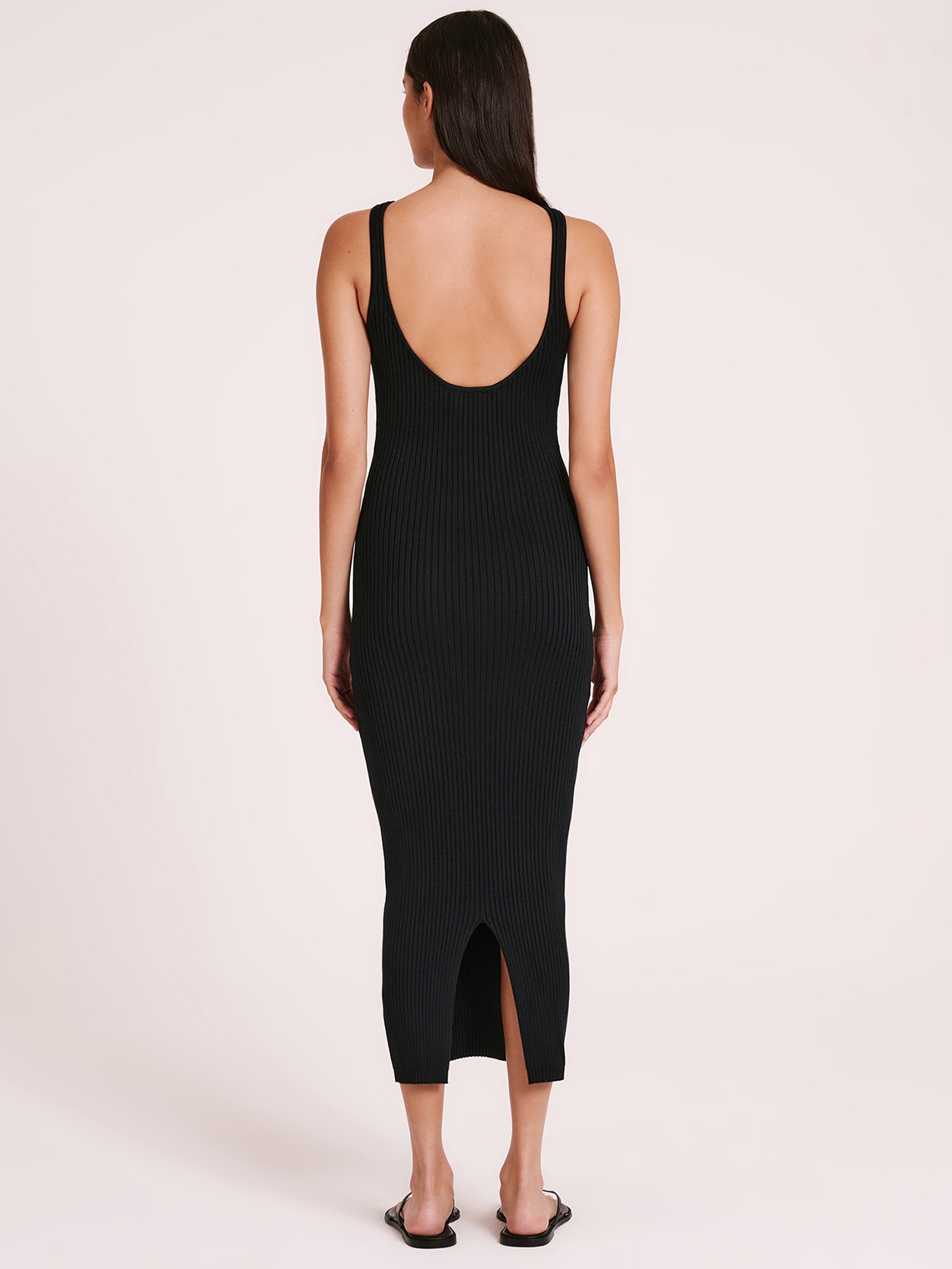 Ami Knit Dress in Black