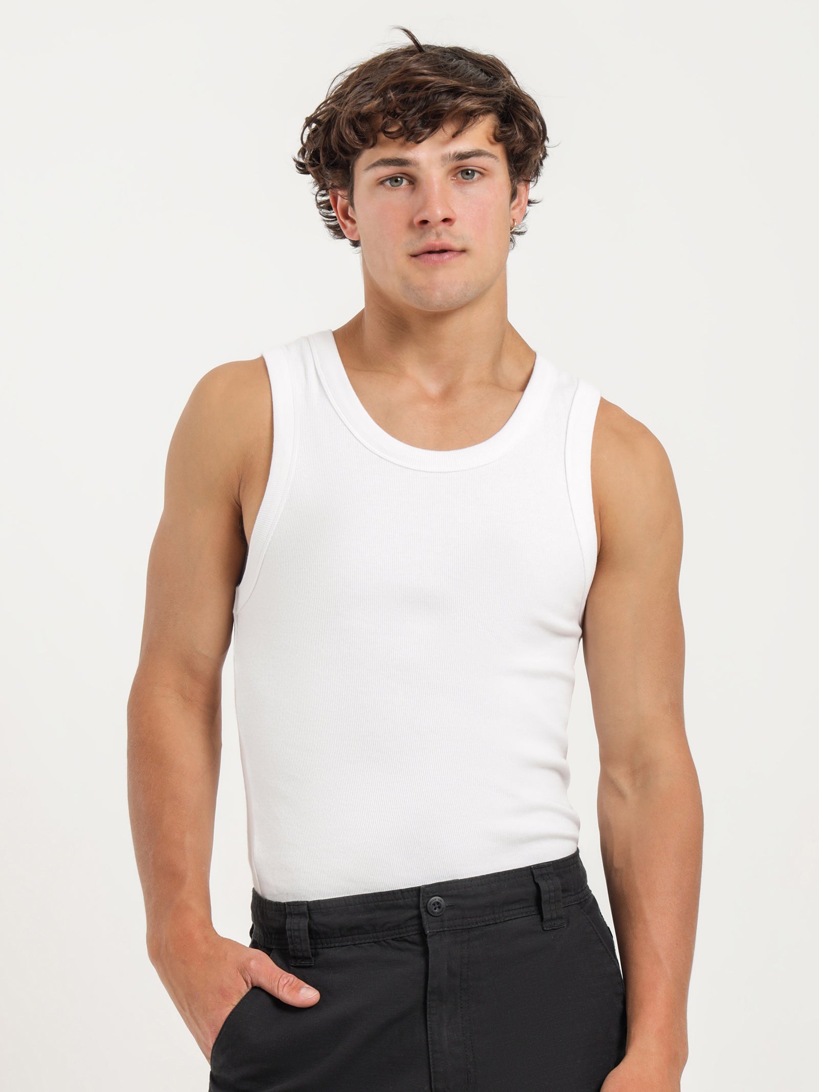 Classic Singlet in White