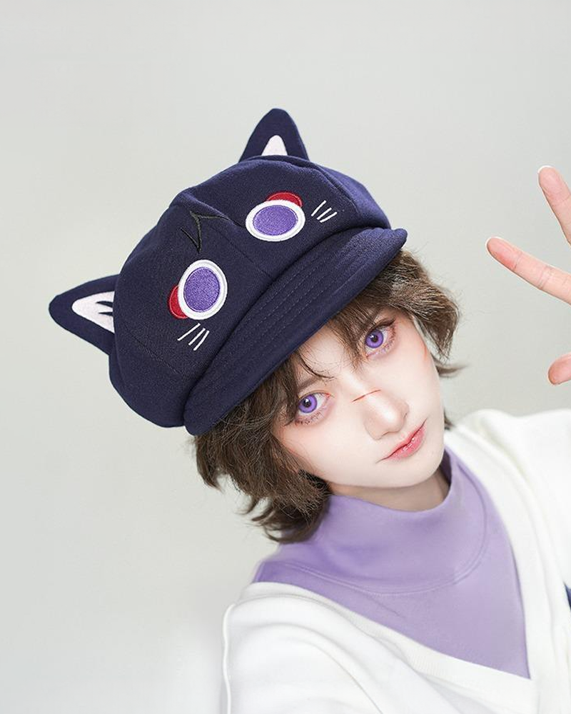 Genshin Impact Wanderer Fairy Tale Cat Octagonal Cap