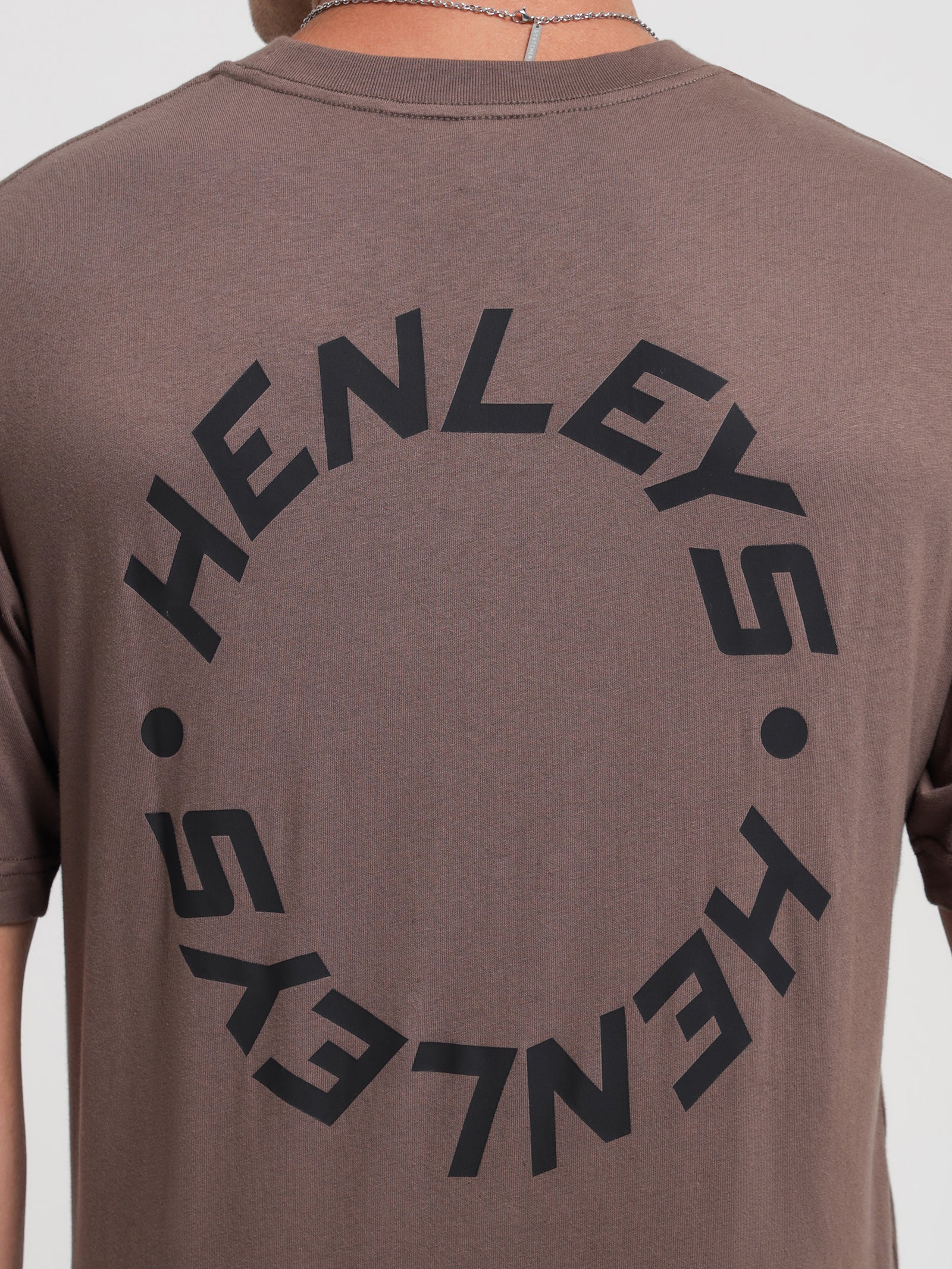 Defence T-Shirt in Toffee Brown