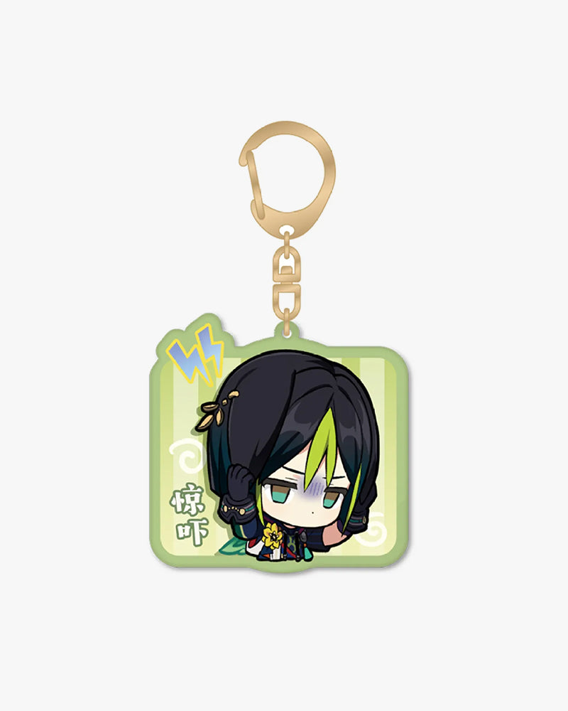 Genshin Impact Chibi Character Acrylic Keychain 3