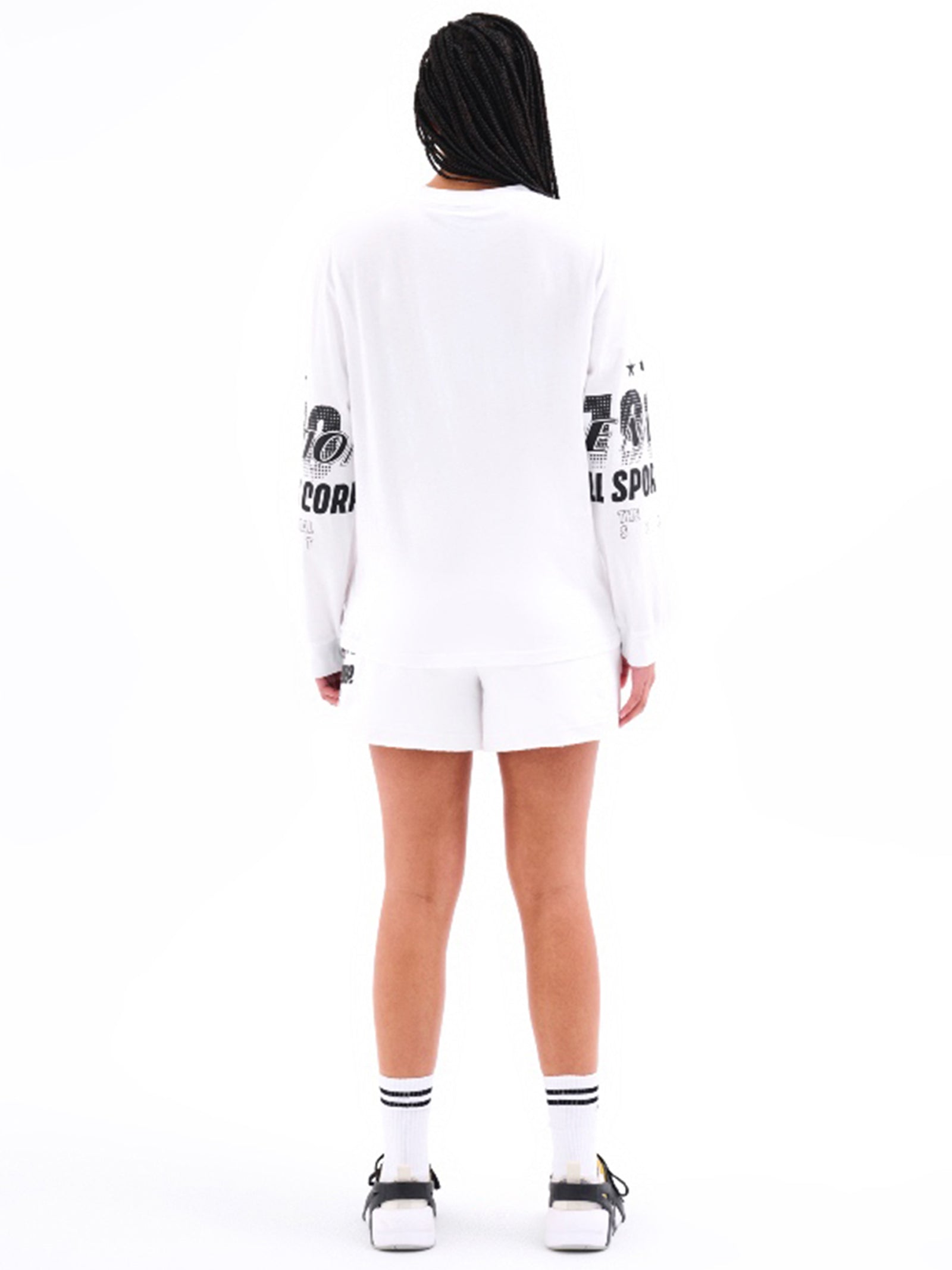 Contender Long Sleeve T-Shirt in Optic White