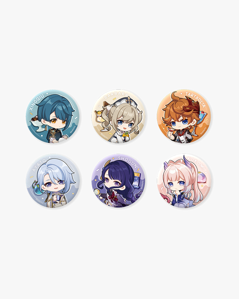 Genshin Impact Sweet Summer Series Chibi Character Badge