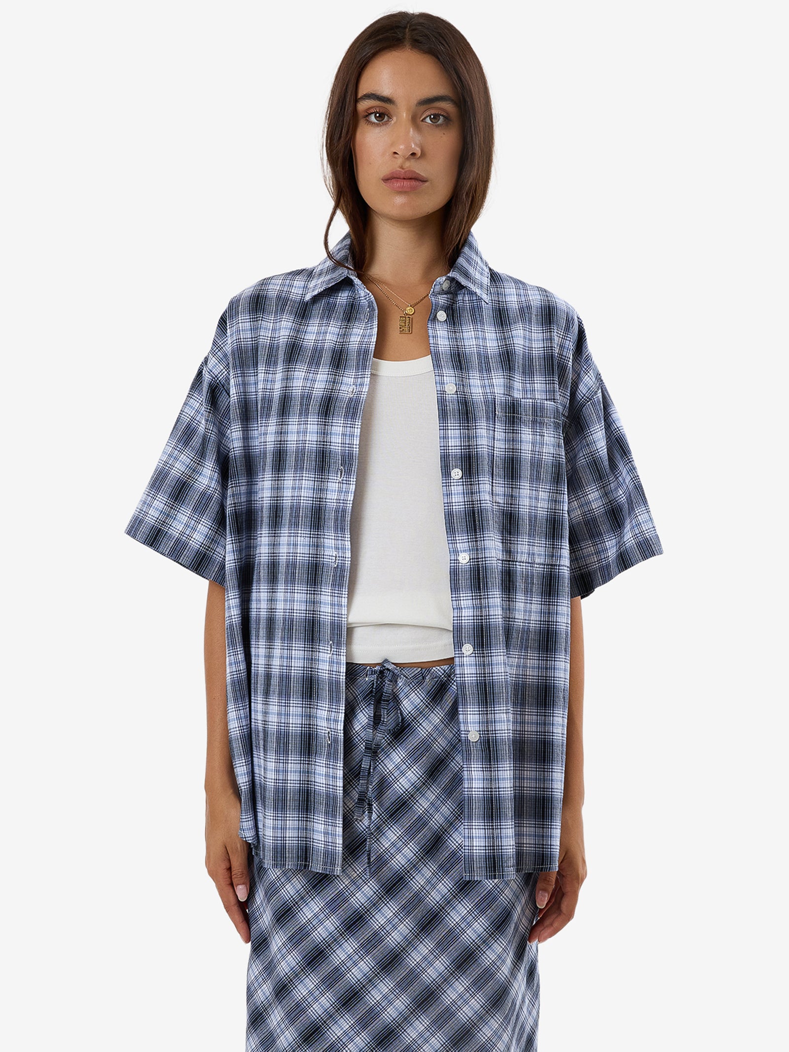 Friendly Service Plaid Shirt