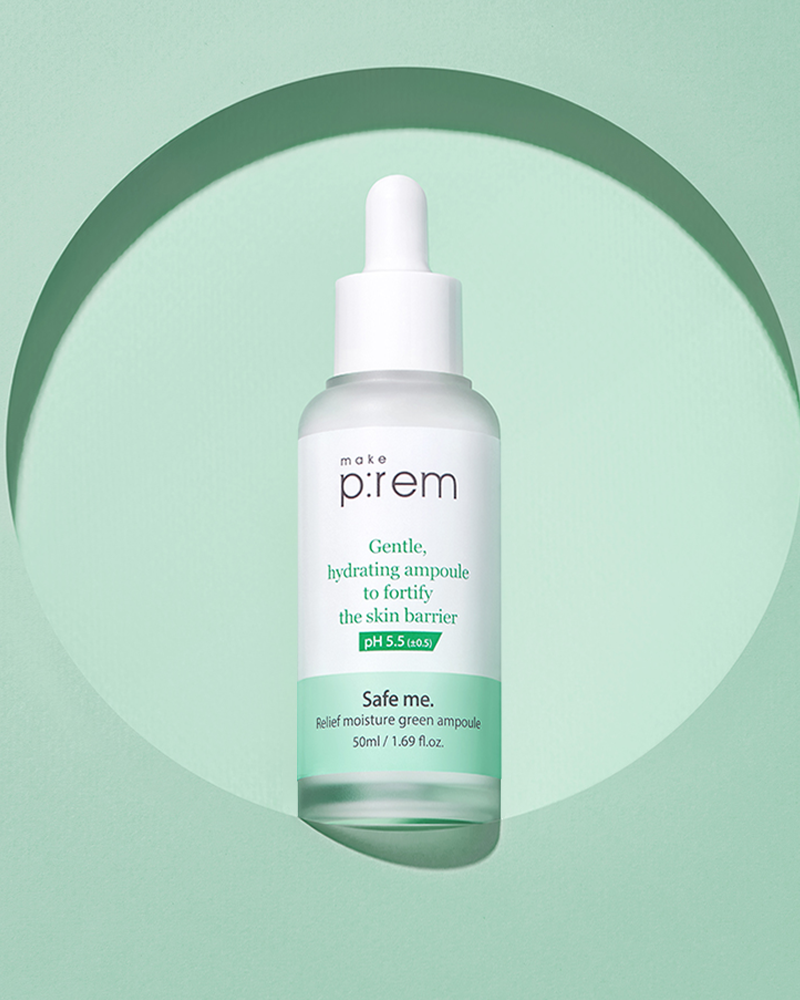 make p:rem Safe Me Relief Moisture Green Ampoule