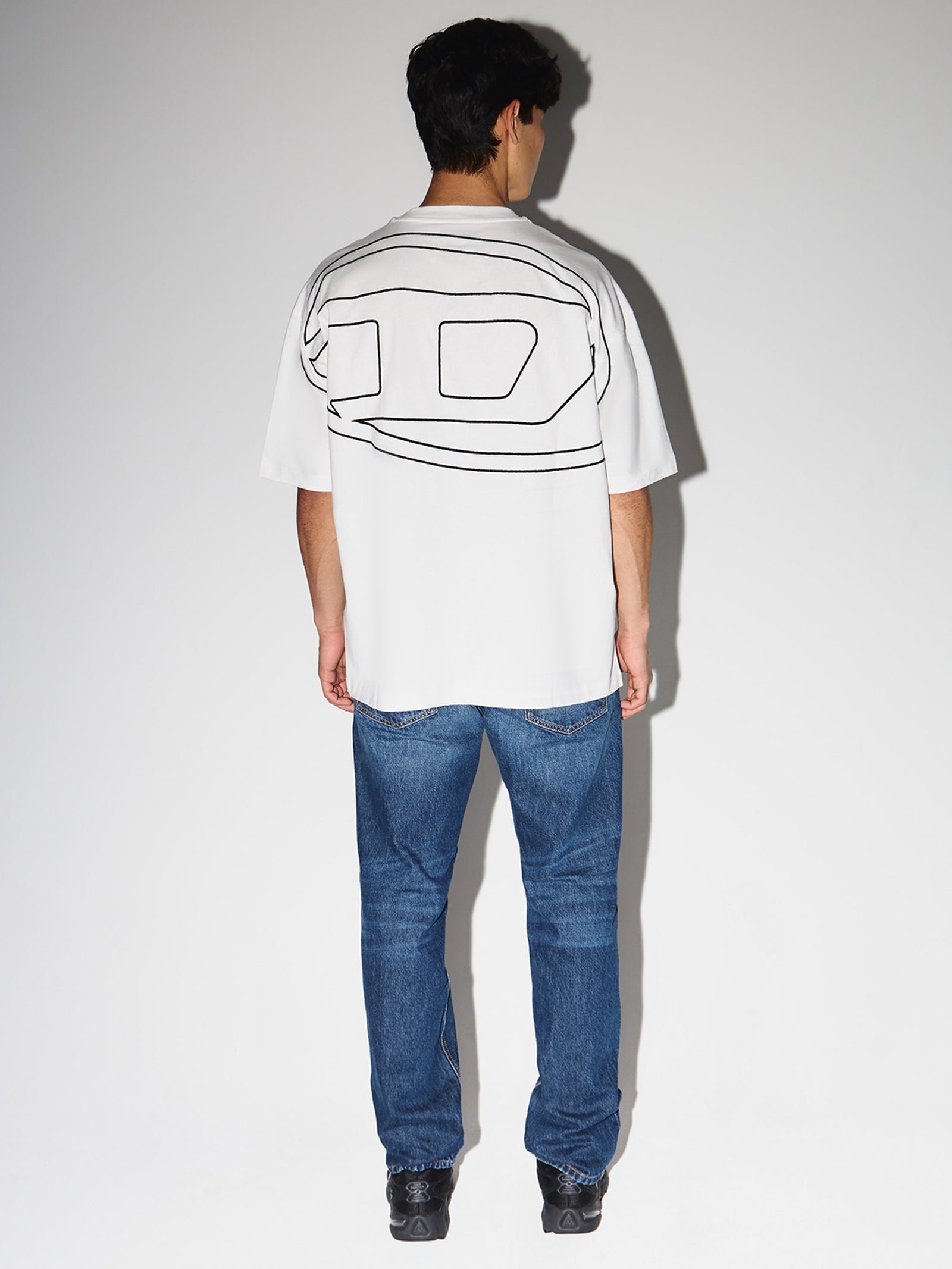 T-Boggy-Megoval-D T-Shirt In Off White