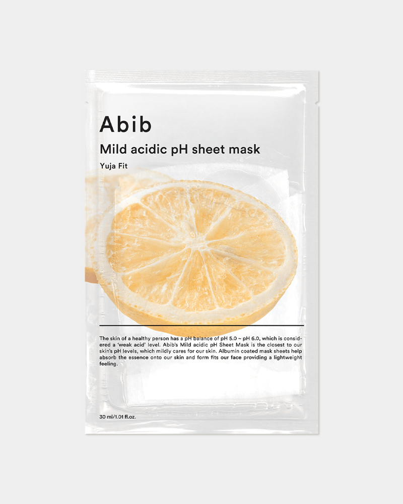 Abib Mild Acidic pH Sheet Mask #Yuja Fit