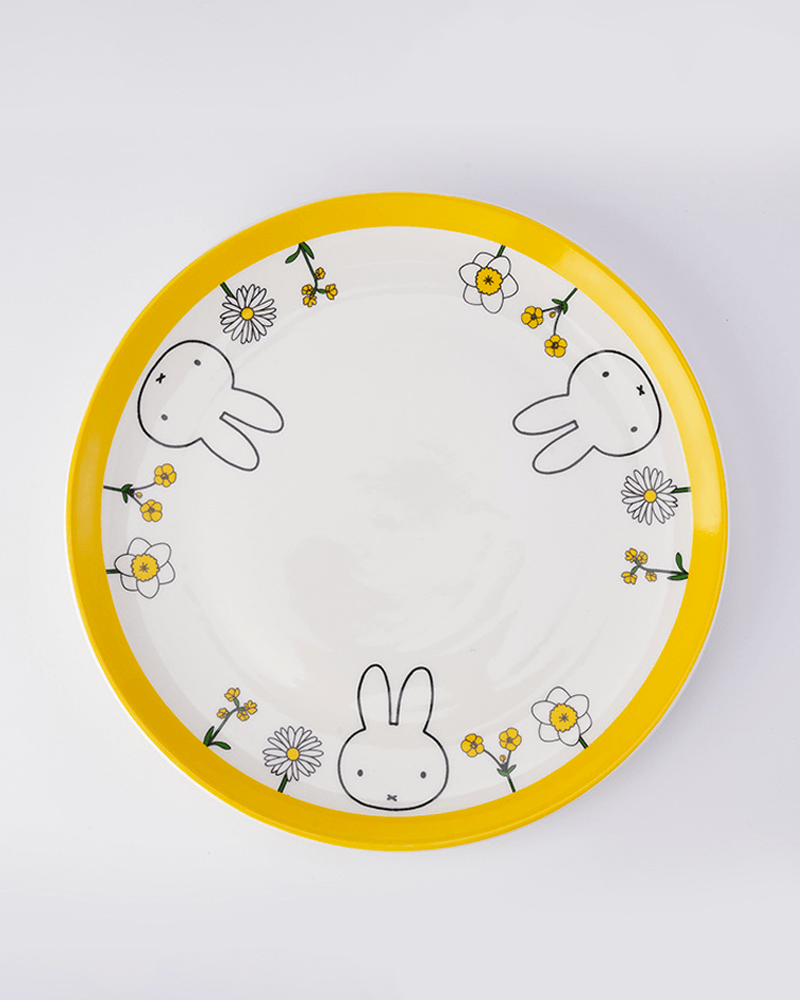 Miffy Floral Series Ceramic Plate