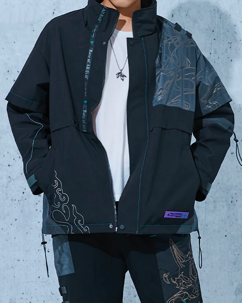 Genshin Impact Xiao Bane of All Evil Series Windbreaker