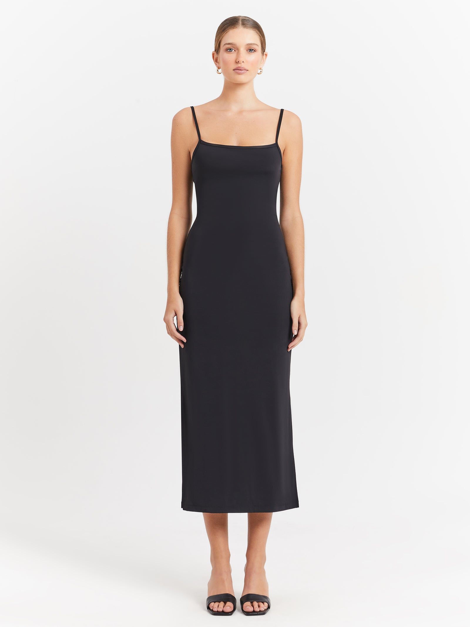 Mse Standard Low Back Dress in Black