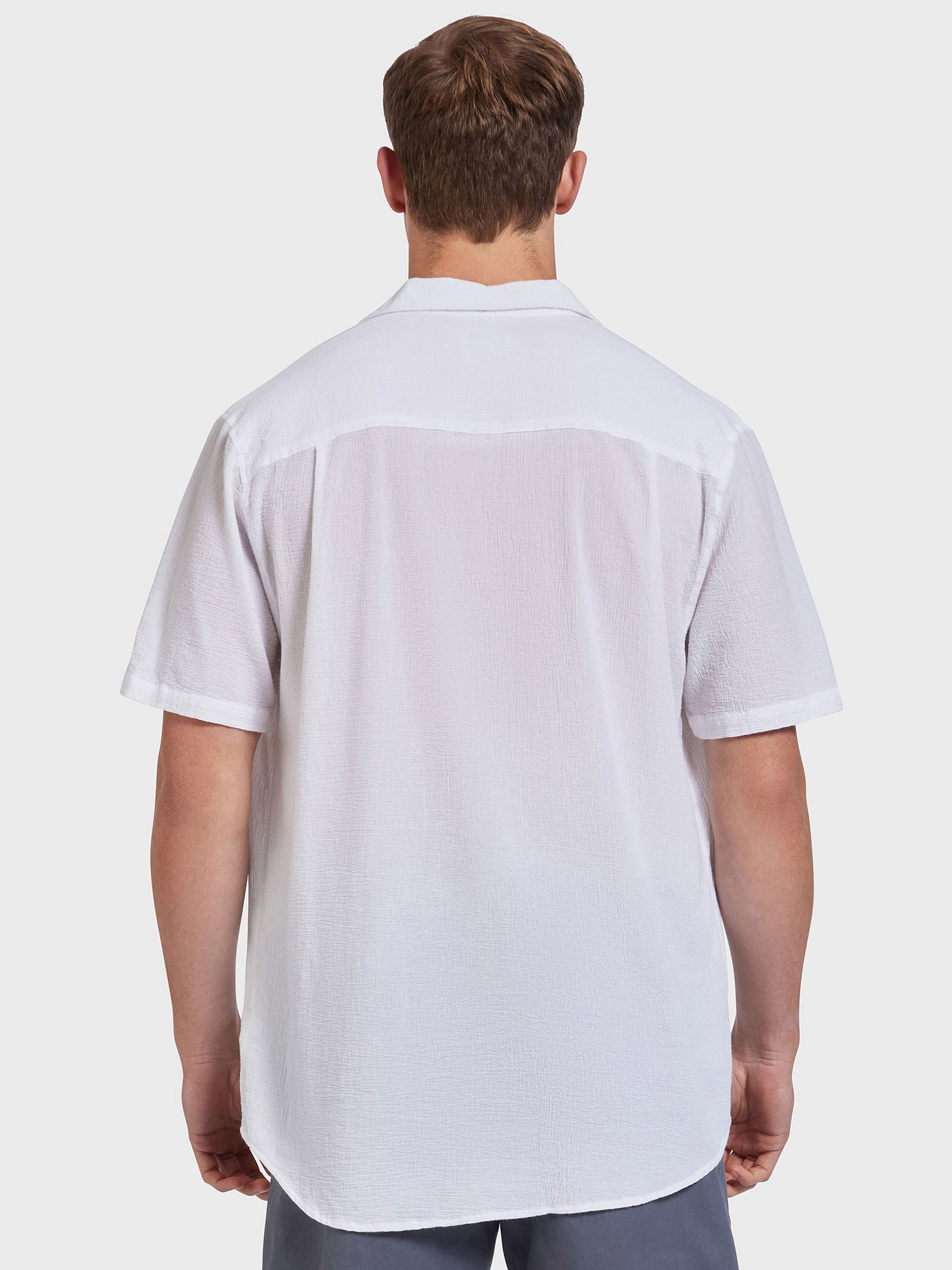 Bedford Short Sleeve Shirt in White