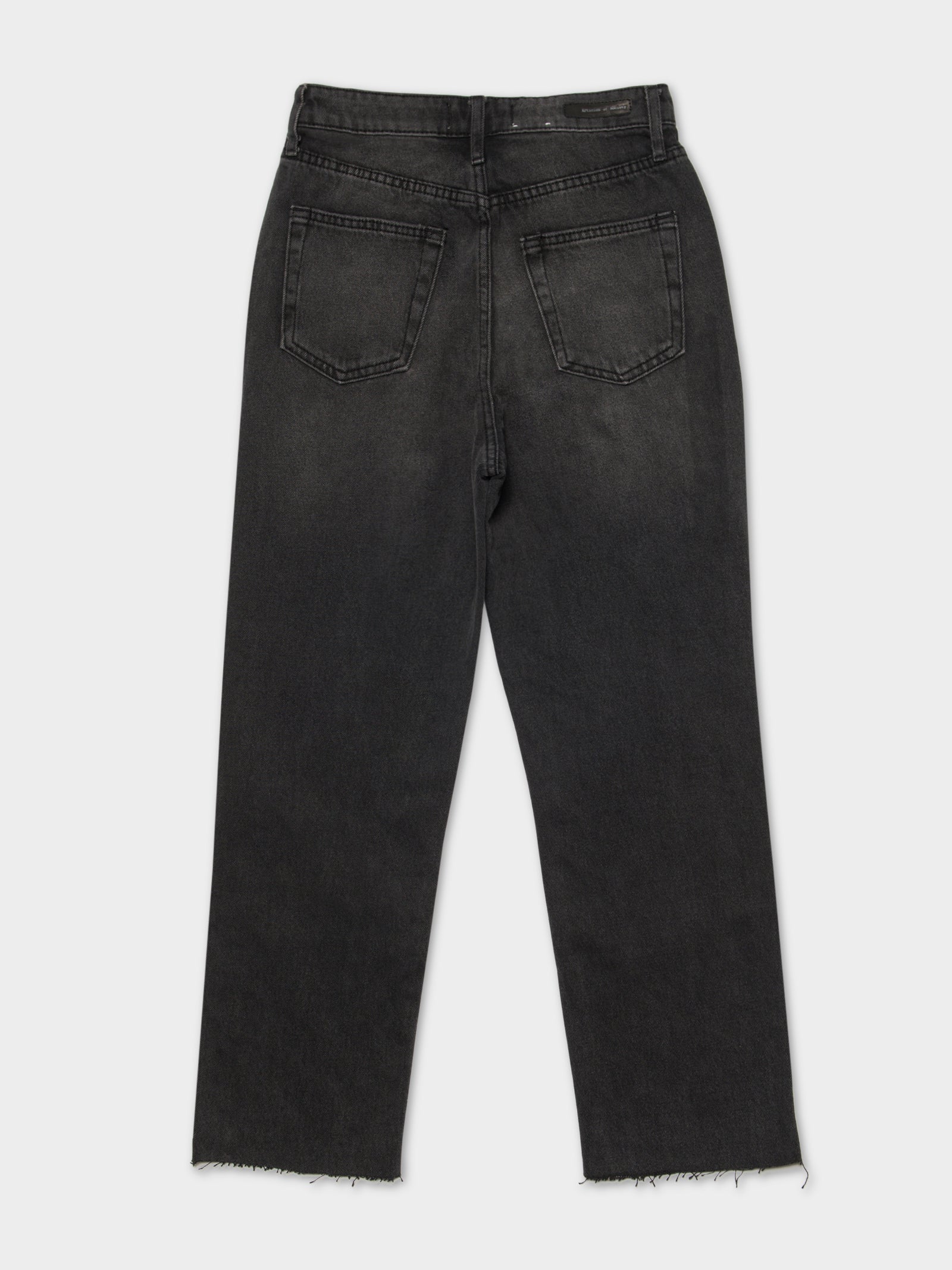 High Nina Crop Jeans in Destroyed Black