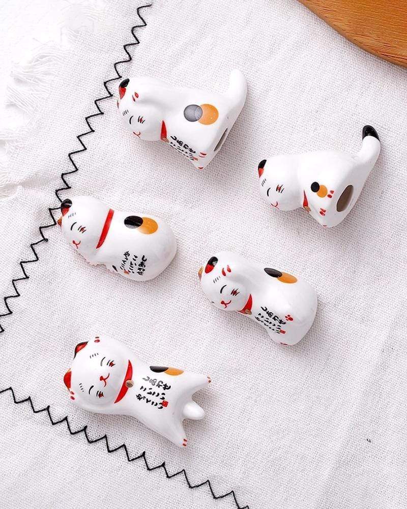 Lucky Cat Chopstick Holder