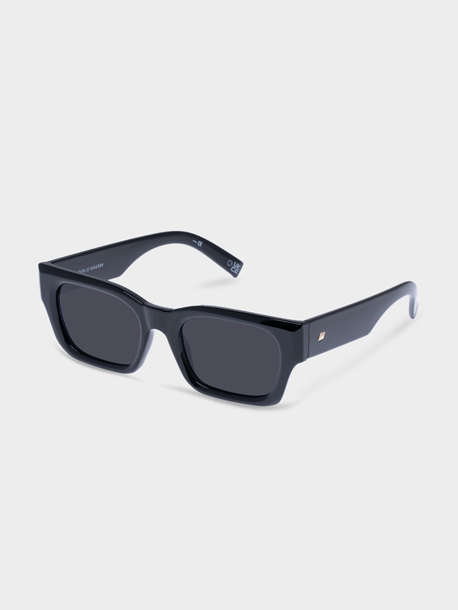 Shmood Sunglasses in Black & Smoke Mono