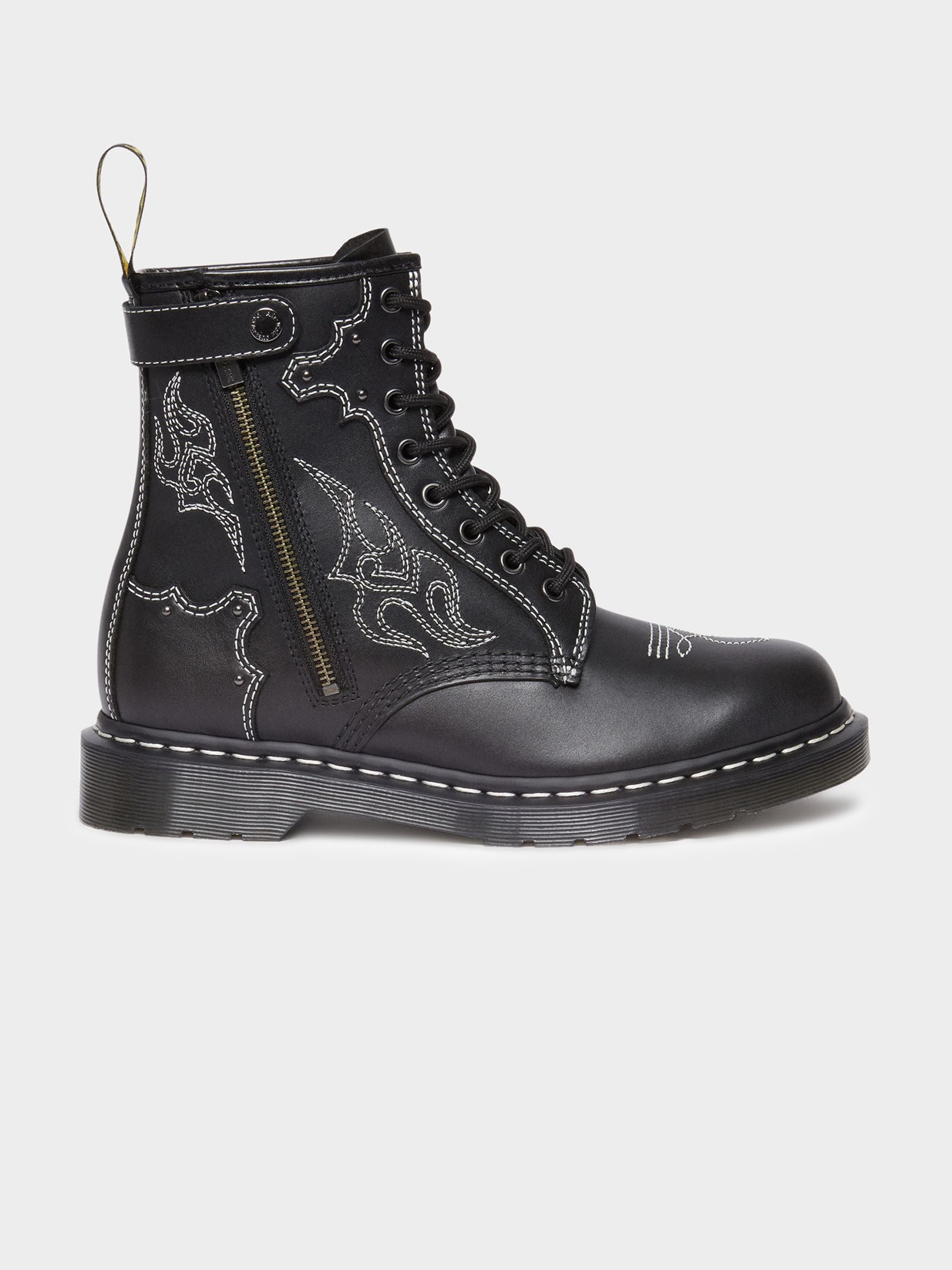 1460 GA 8 Eye Boot in Black Wanama