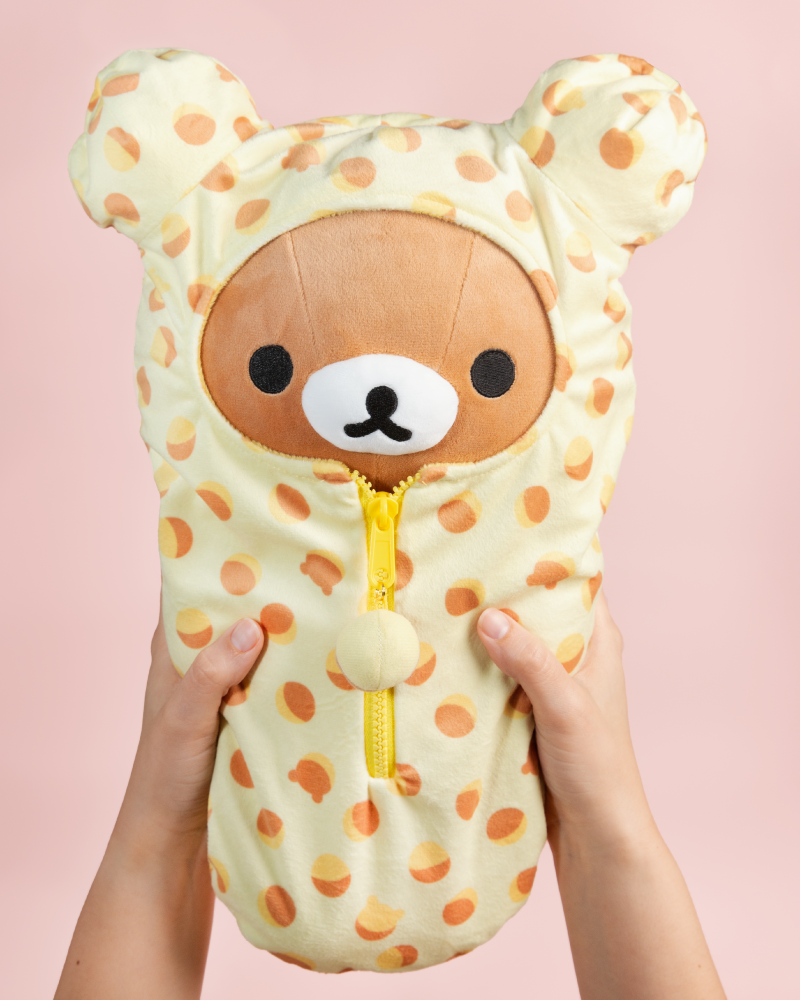 San-X Rilakkuma Acorn Pattern Sleeping Bag Plush