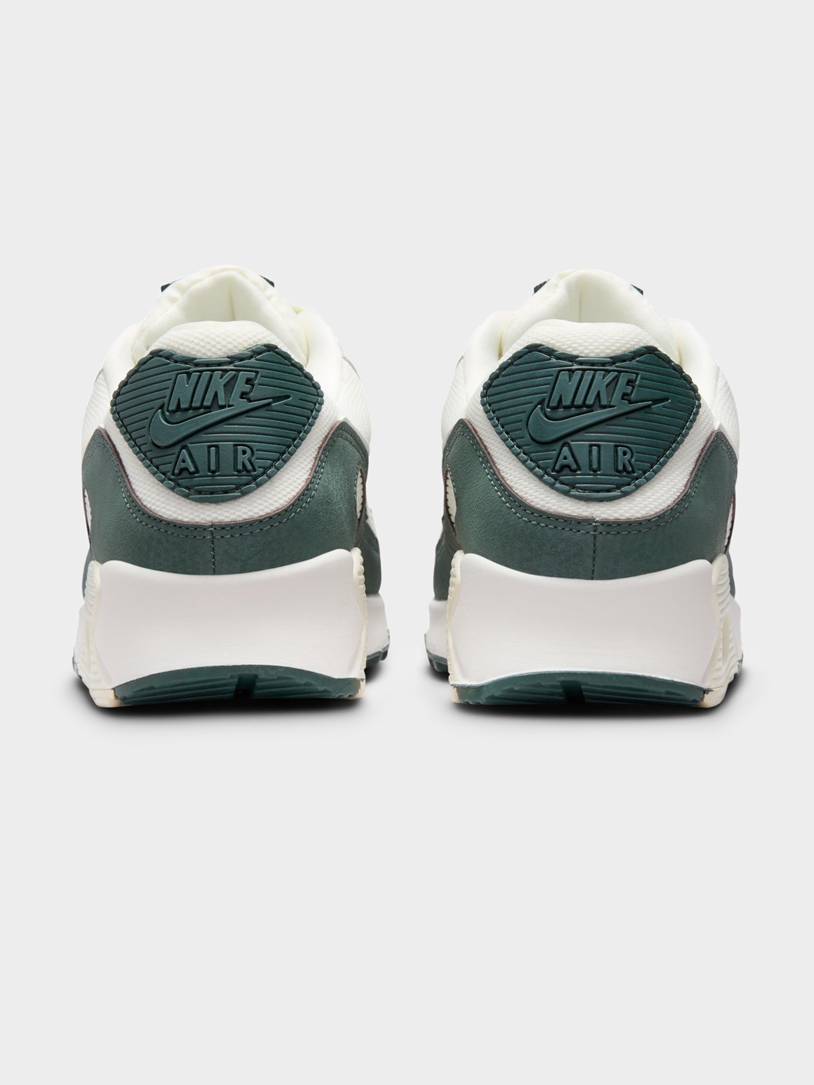 Womens Air Max 90 Sneakers in Sail, White, Green & Coconut Milk