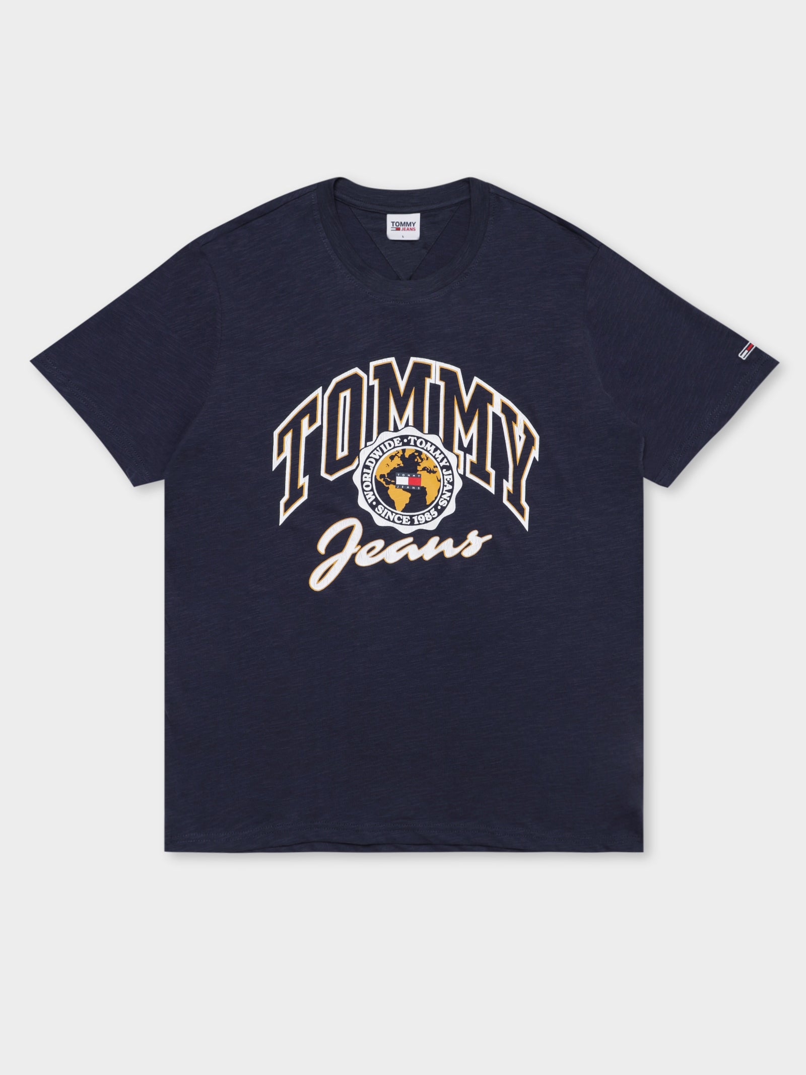 Bold College Graphic T-Shirt in Twilight Navy